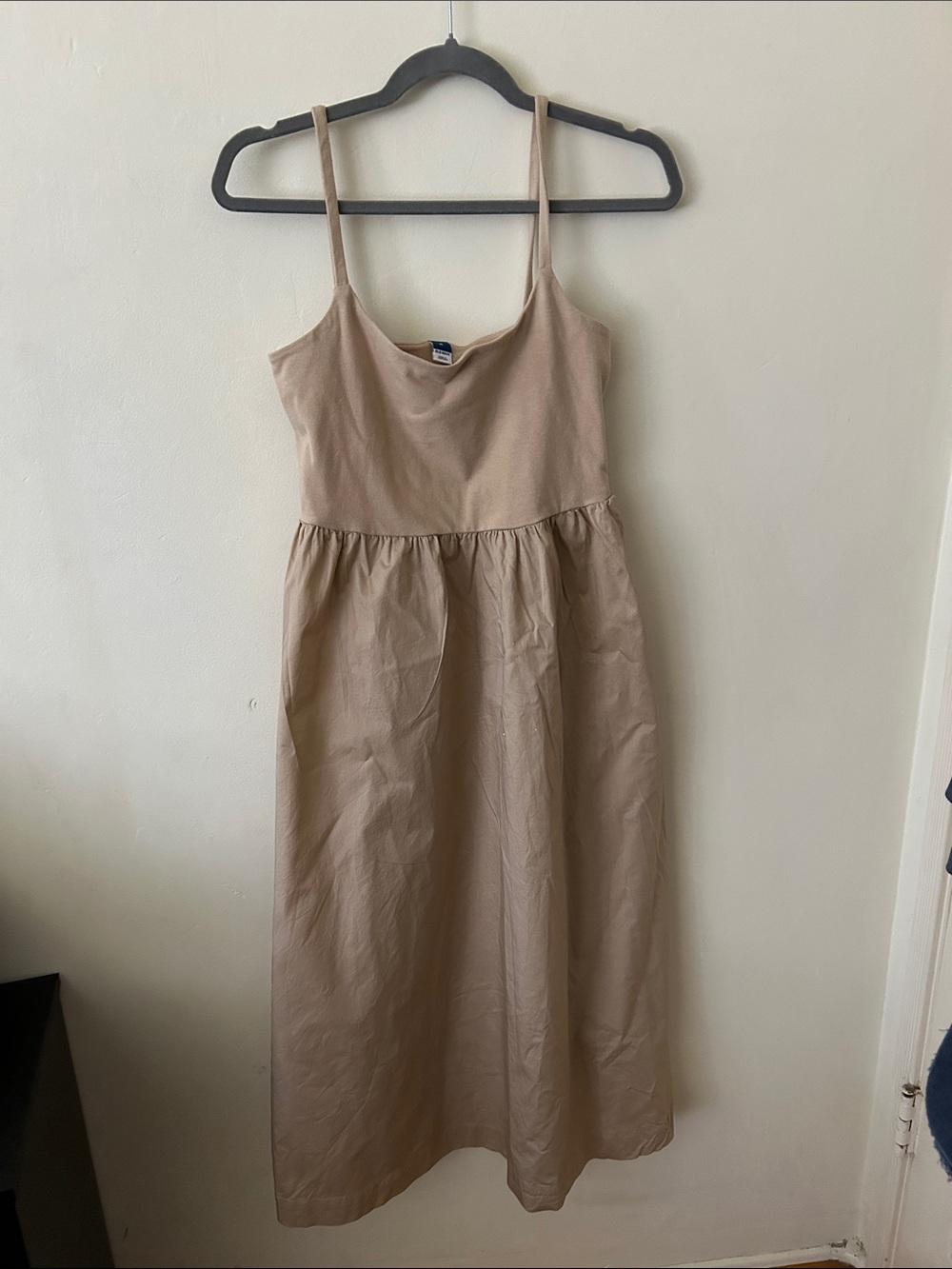 Old Navy Beige/Tan Maxi Dress